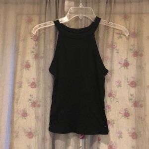 AMERICAN EAGLE SIMPLE BLACK TANK